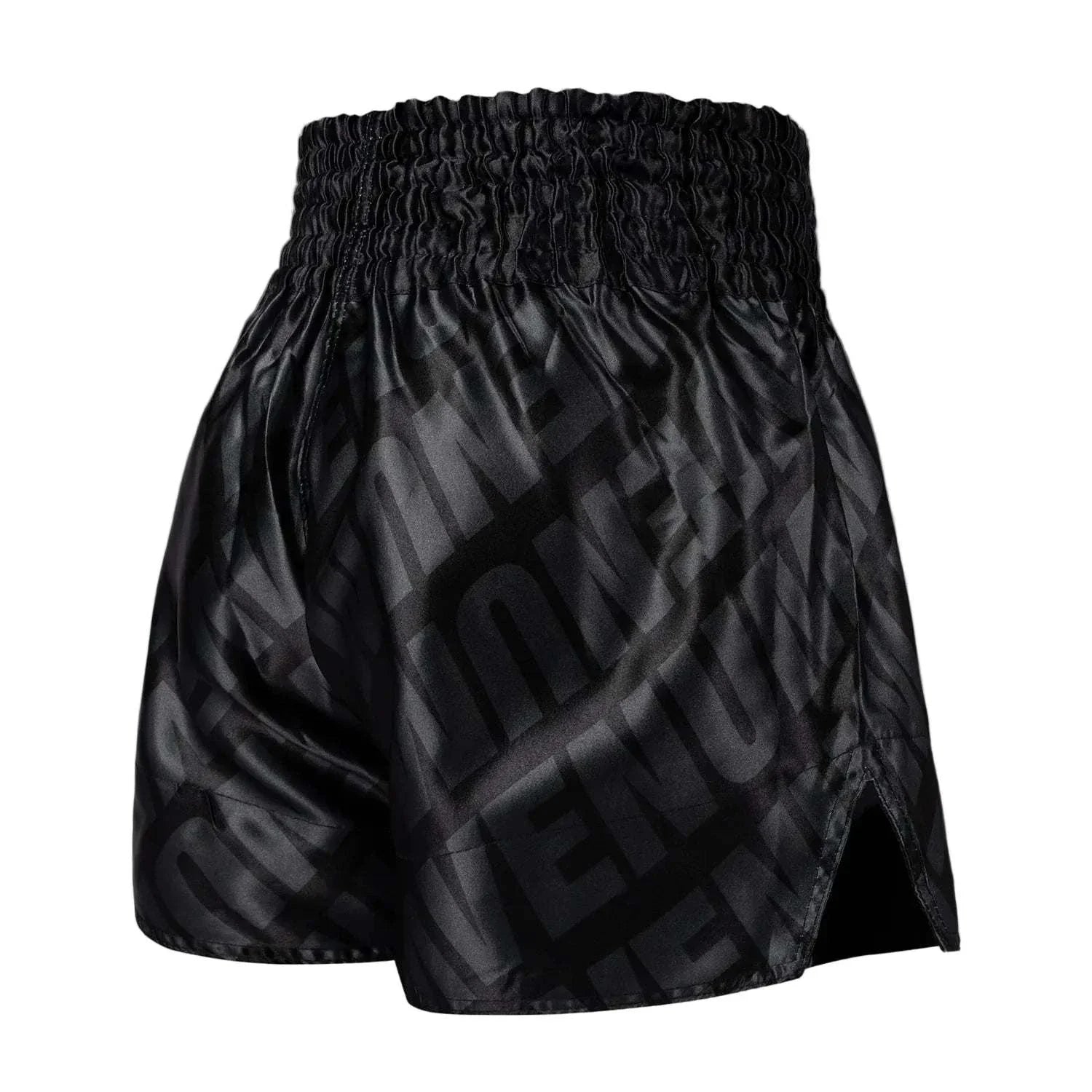 Shorts Muay Thaï Venum Contender XT noir et or, coupe traditionnelle, léger et résistant