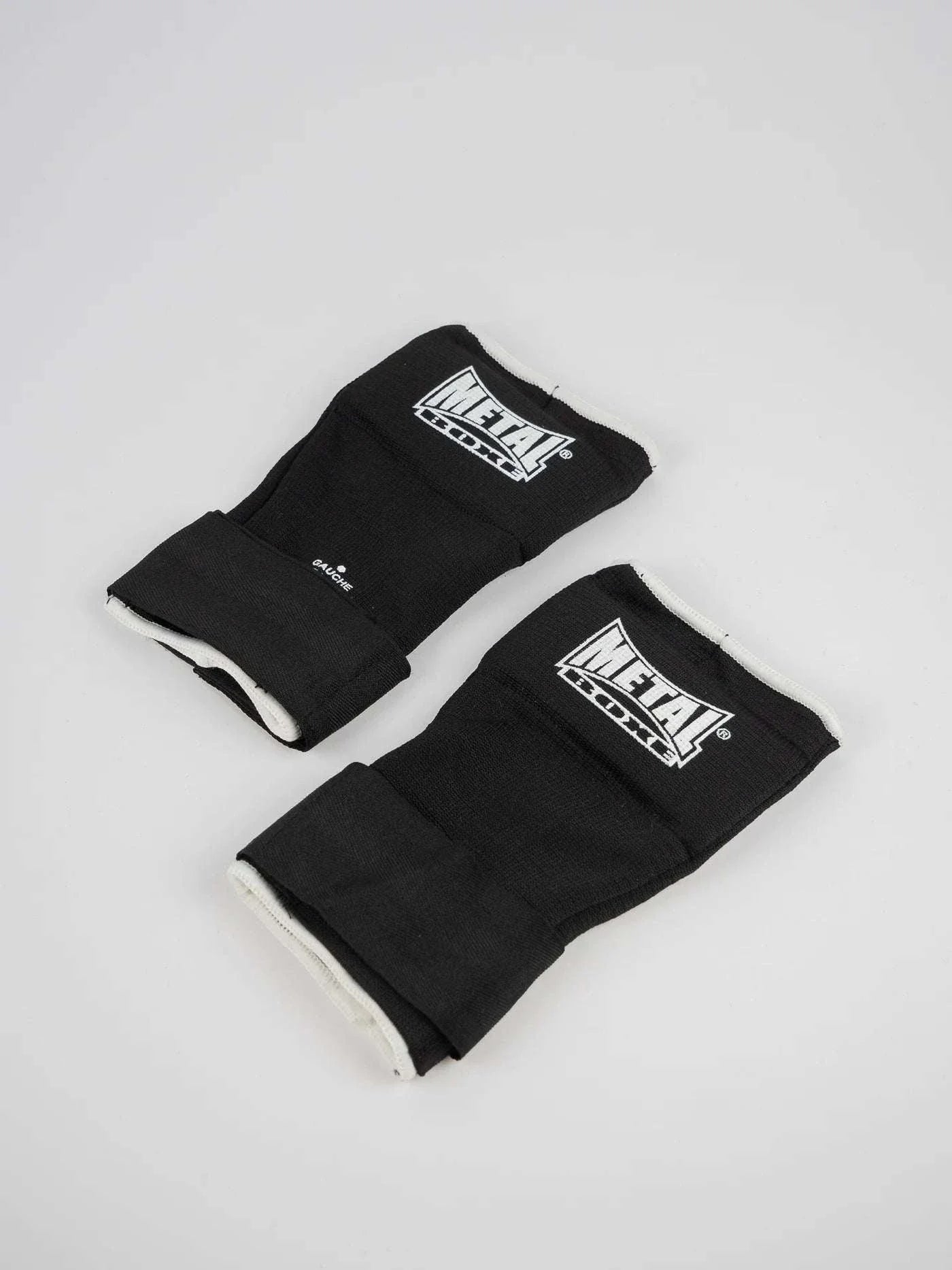 Sous-gant Max Gel éponge noir avec gel métacarpes et velcro poignet pour boxe et MMA