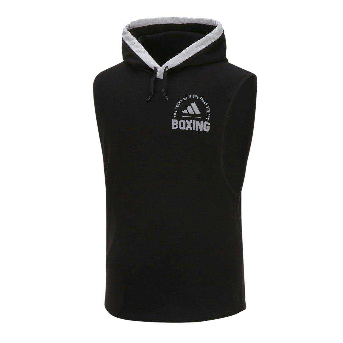 Sweat capuche sans manches adidas Boxing Noir