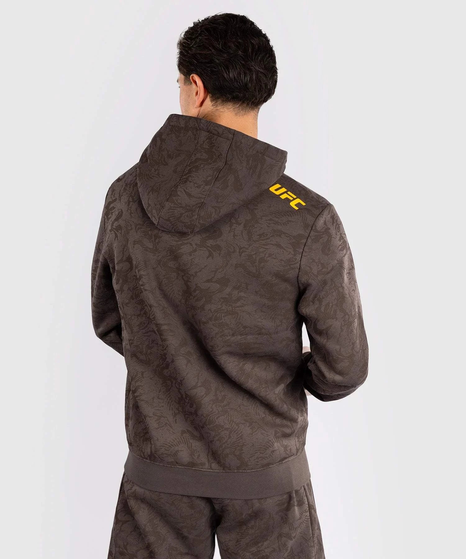 Sweatshirt à Capuche UFC Fusion by Venum Authentic Fight Week Marron