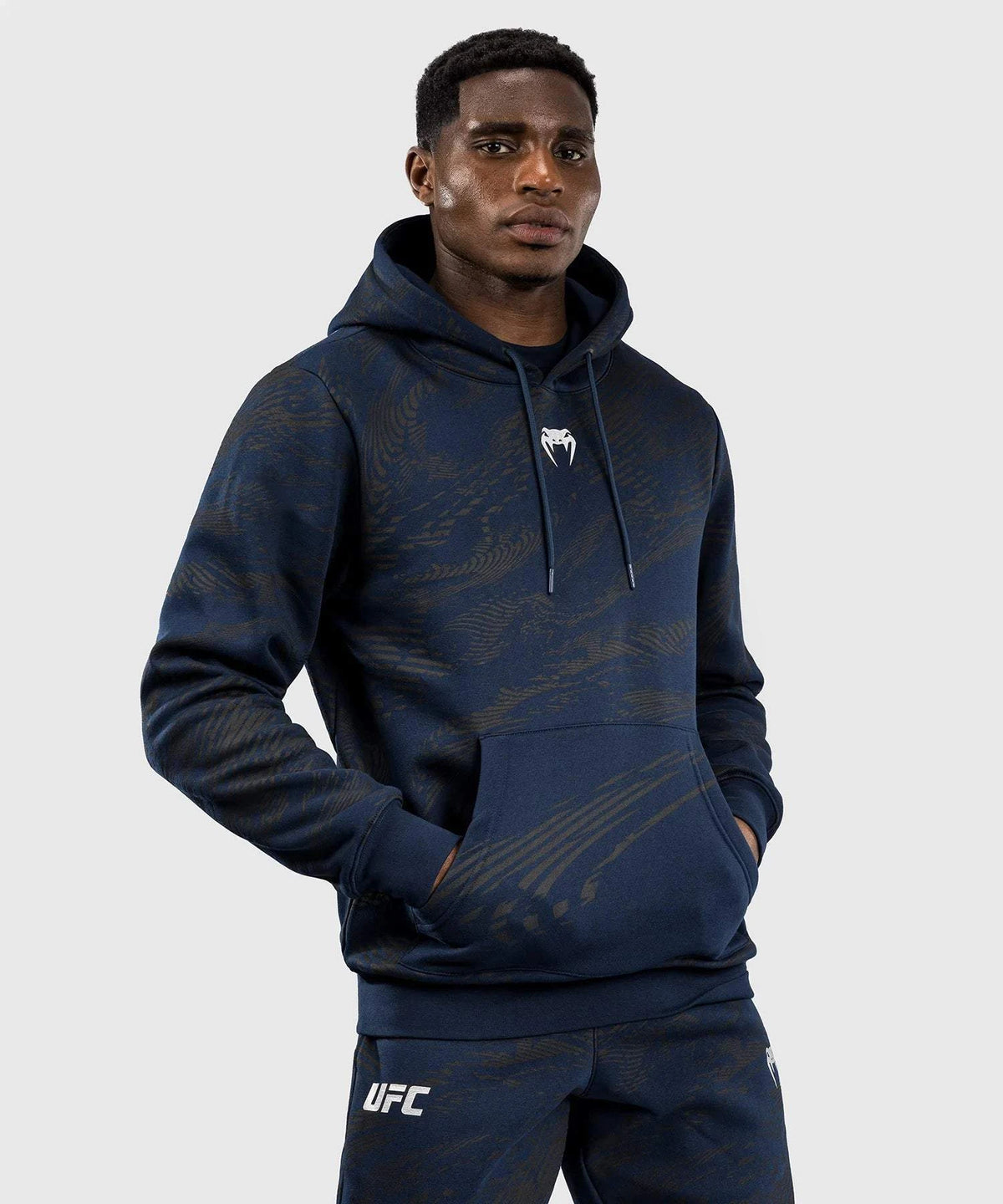Sweatshirt à Capuche UFC Fusion by Venum Authentic Fight Week Bleu