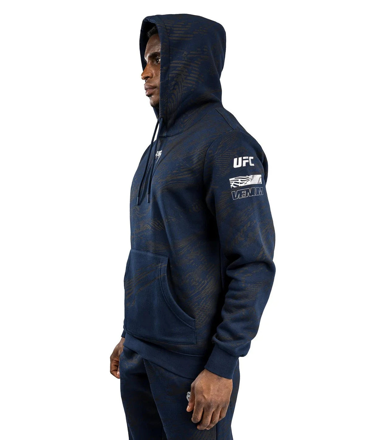 Sweatshirt à Capuche UFC Fusion by Venum Authentic Fight Week Bleu