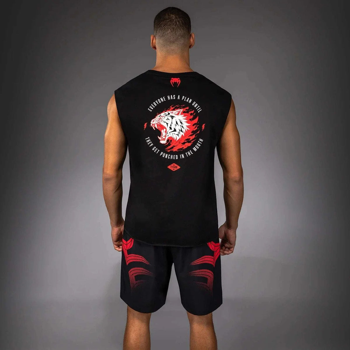 Débardeur noir Venum x Mike Tyson Tiger sans manches en coton pour boxe