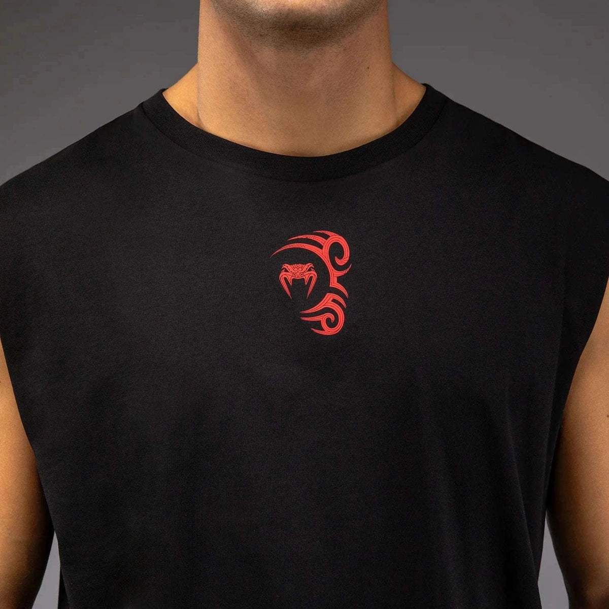 Débardeur noir Venum x Mike Tyson Tiger sans manches en coton pour boxe et training