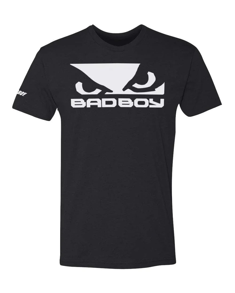 T-shirt Bad Boy Logo Classic noir avec logo blanc, coupe regular confortable pour sports de combat et lifestyle