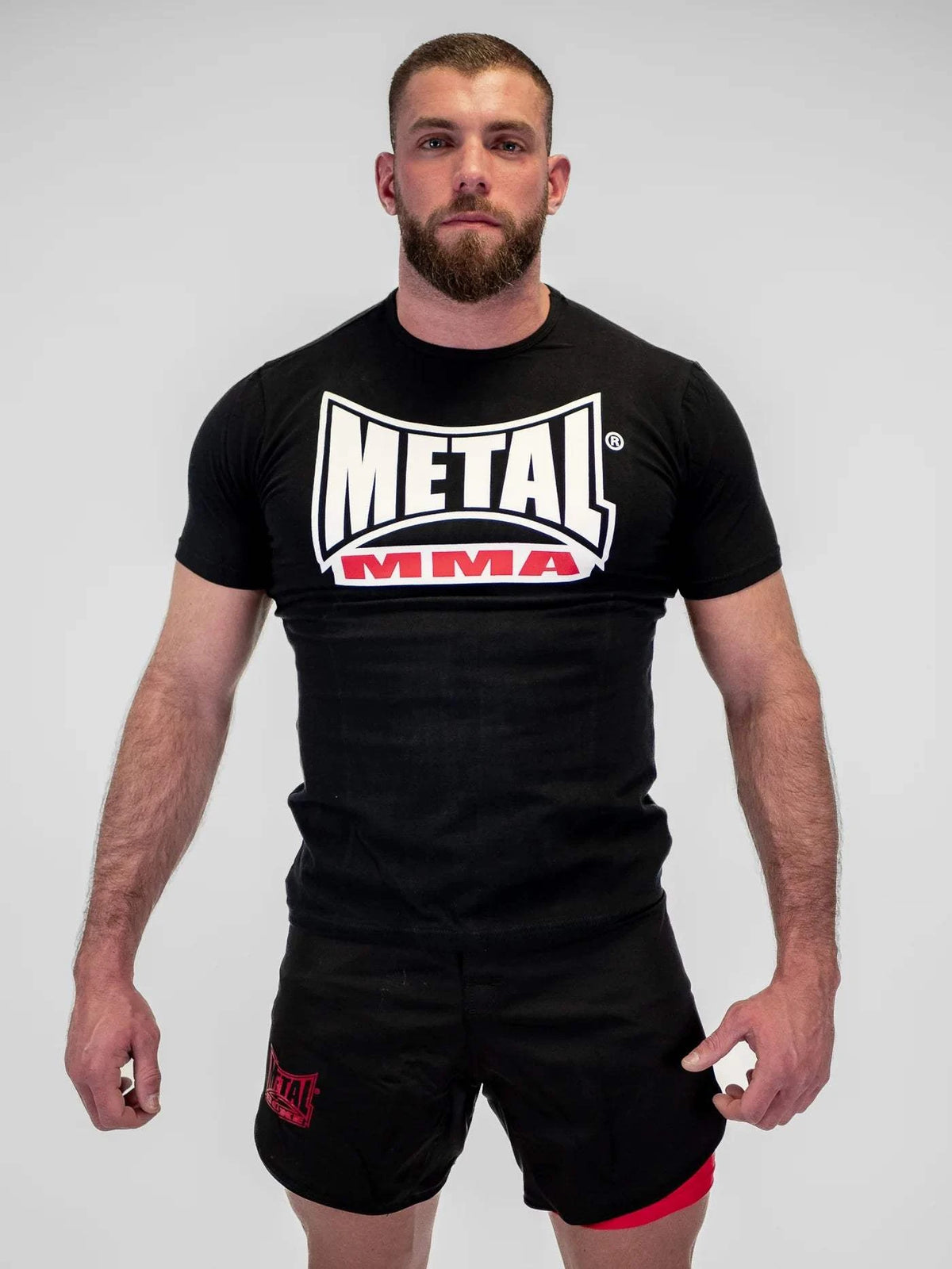 T-shirt MMA Visual - Metal Boxe - Noir