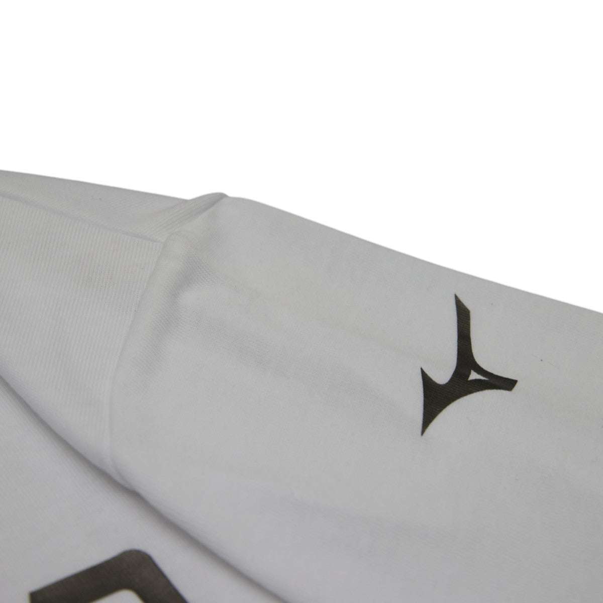 T-shirt Mizuno Judo blanc avec Kanji Judo au dos, coupe regular, coton et polyester recyclé