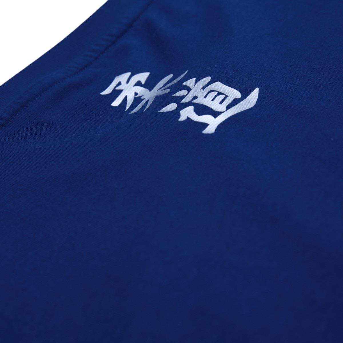 T-shirt Mizuno Judo blanc à manches courtes avec Kanji Judo au dos pour entraînement et récupération