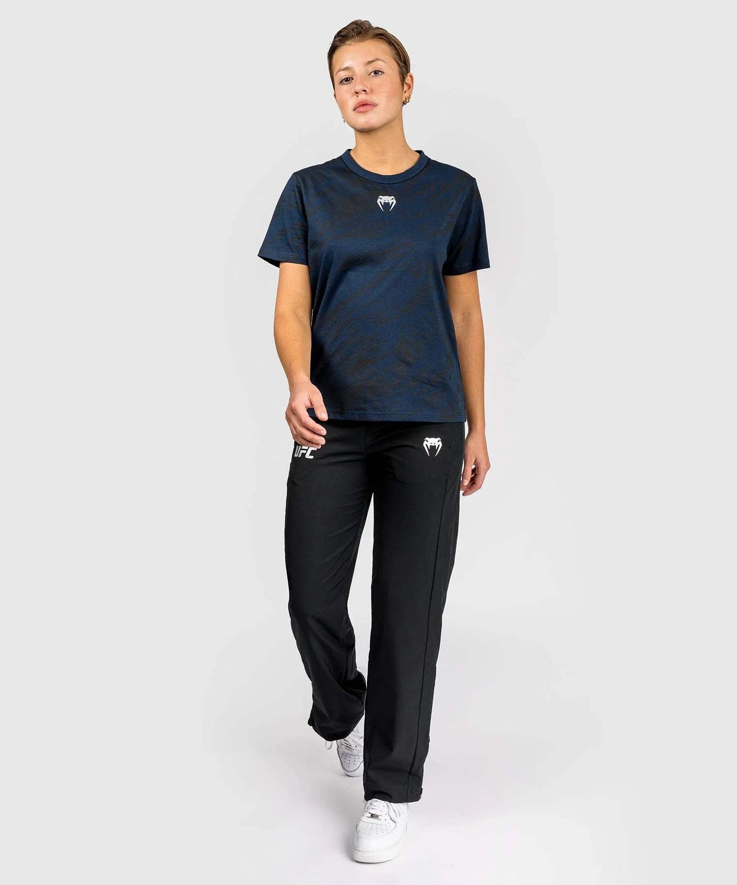 T-shirt UFC Fusion by Venum Femme Authentic Fight Week - Bleu Océanique