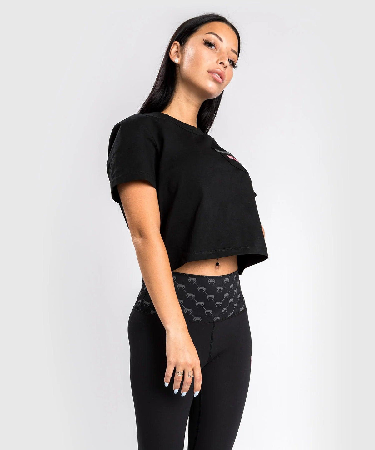T-shirt Venum Pink Pocket- Pour Femme - Noir/Or Rose