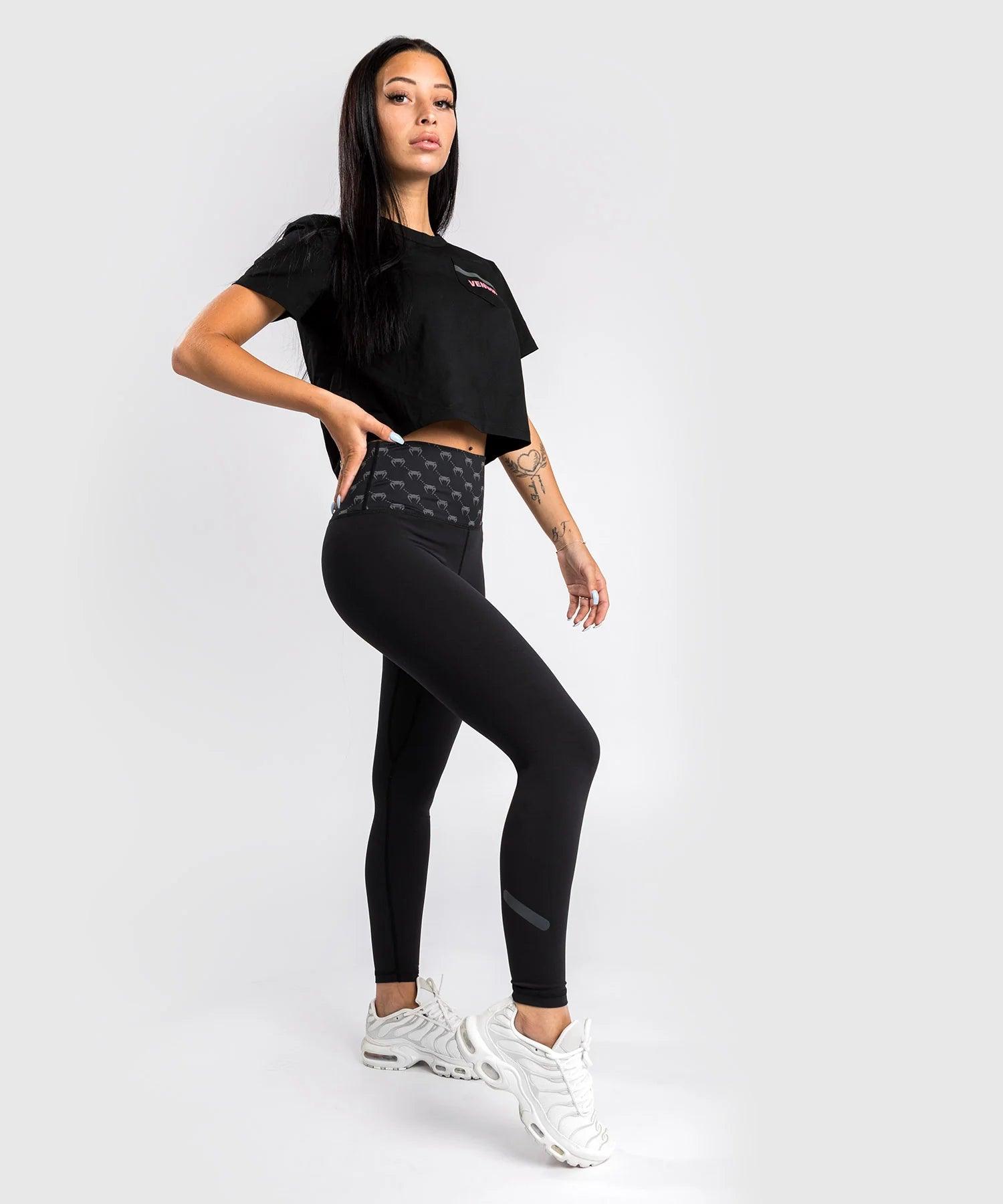 T-shirt Venum Pink Pocket- Pour Femme - Noir/Or Rose