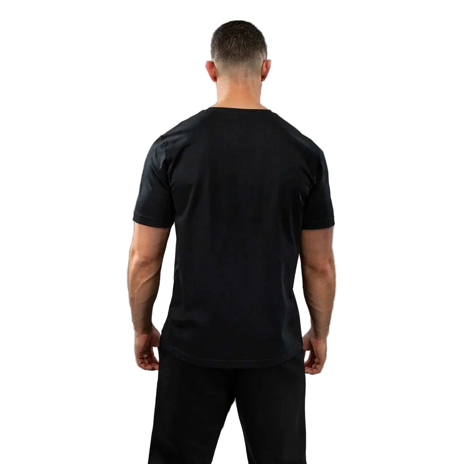 T-shirt Venum UFC Zenith Replica Champion noir et or pour entraînement MMA et lifestyle sportif