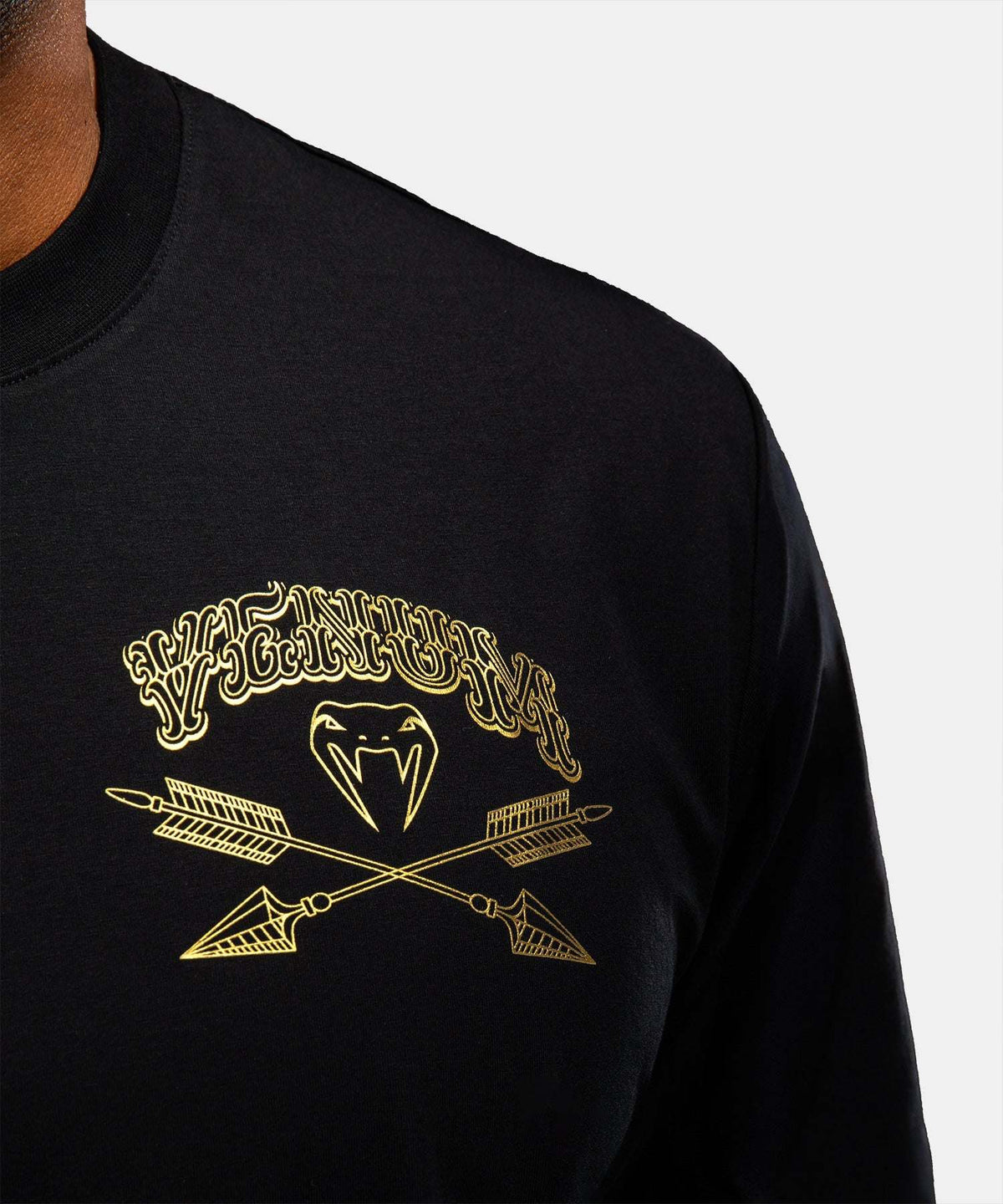 T-shirt Venum Wolf Atak noir gris manches courtes logo loup confort entraînement