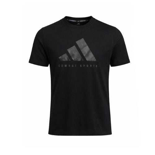 T-shirt adidas Combat Sport noir léger et respirant pour arts martiaux et sports de combat