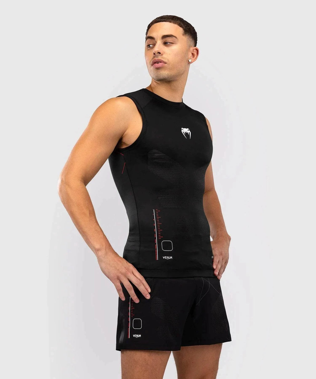 Venum Tactical XT Rashguard Sans Manches - Noir/Rouge