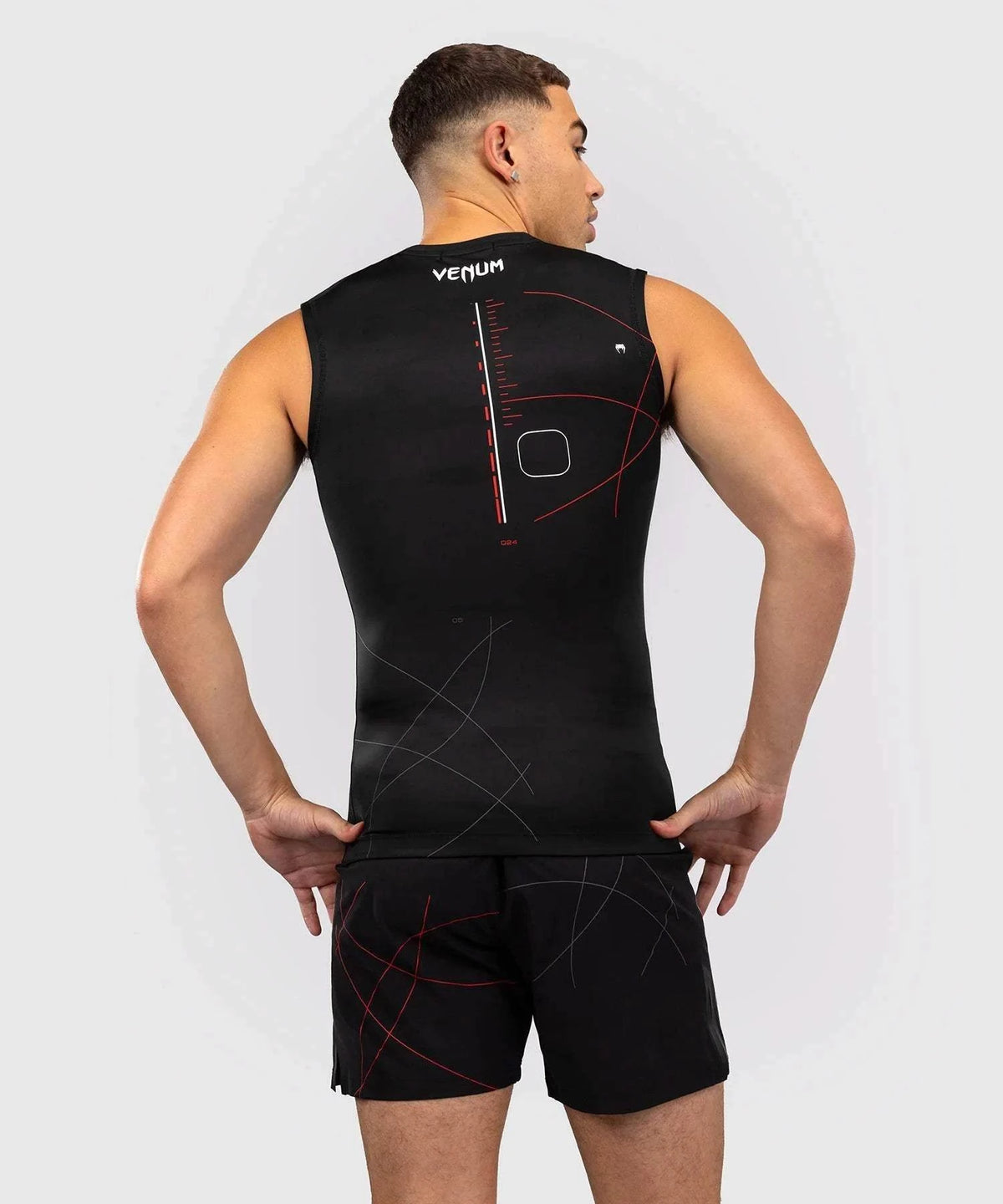 Venum Tactical XT Rashguard Sans Manches - Noir/Rouge