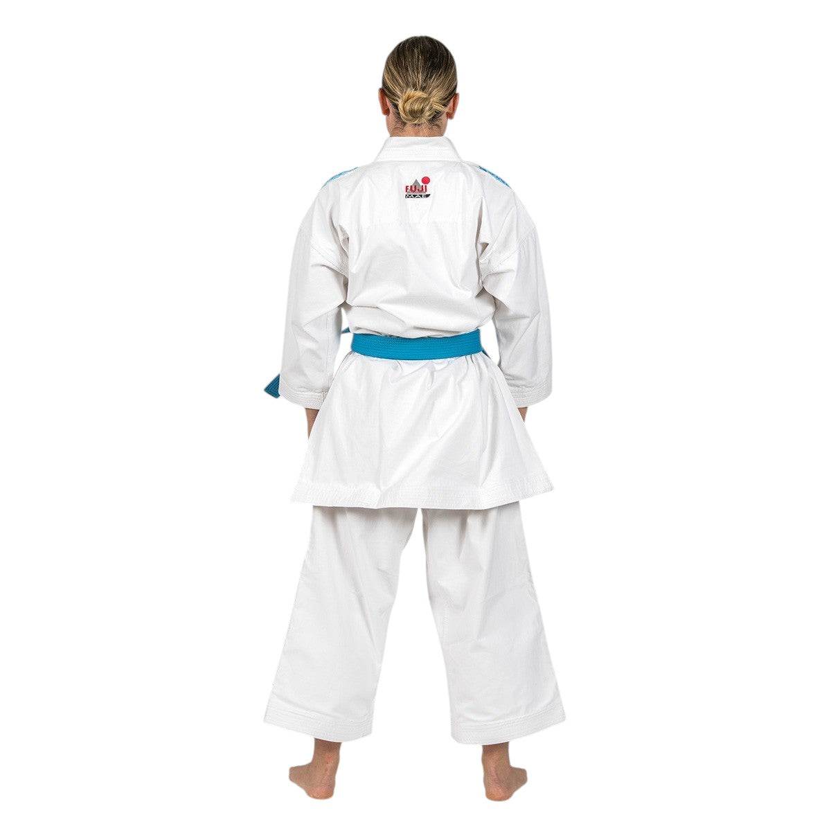 Veste Karaté FUJIMAE Budōkan Excellence Kata homologuée WKF avec broderie rouge ou bleue