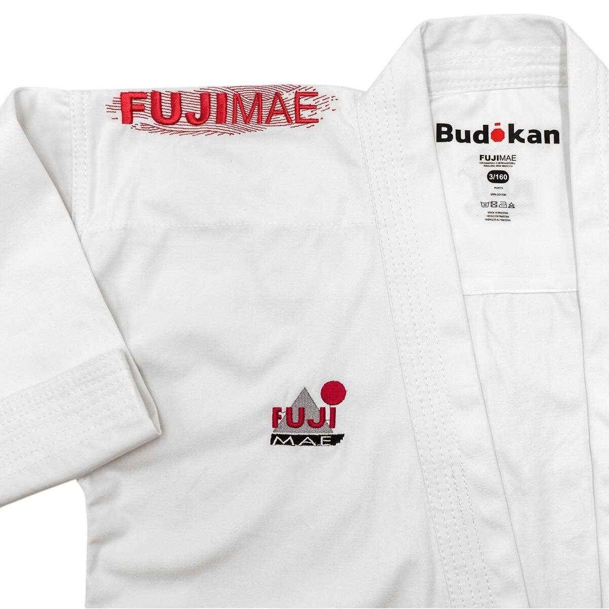 Veste Karaté FUJIMAE Budōkan Kata homologuée WKF en coton brossé avec broderie élégante