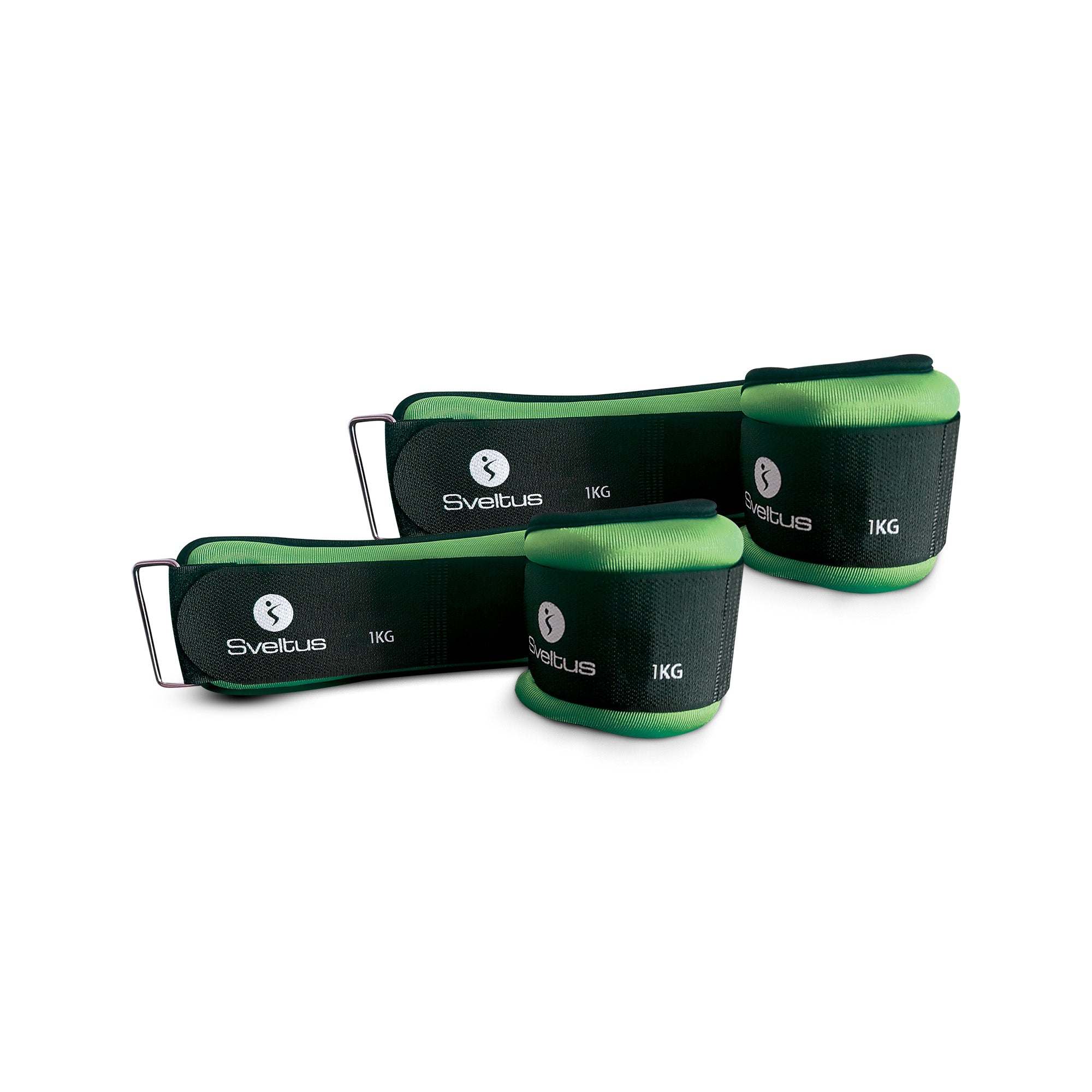 Bracelets lestés 1 kg Sveltus pour renforcement musculaire et endurance aux poignets et chevilles