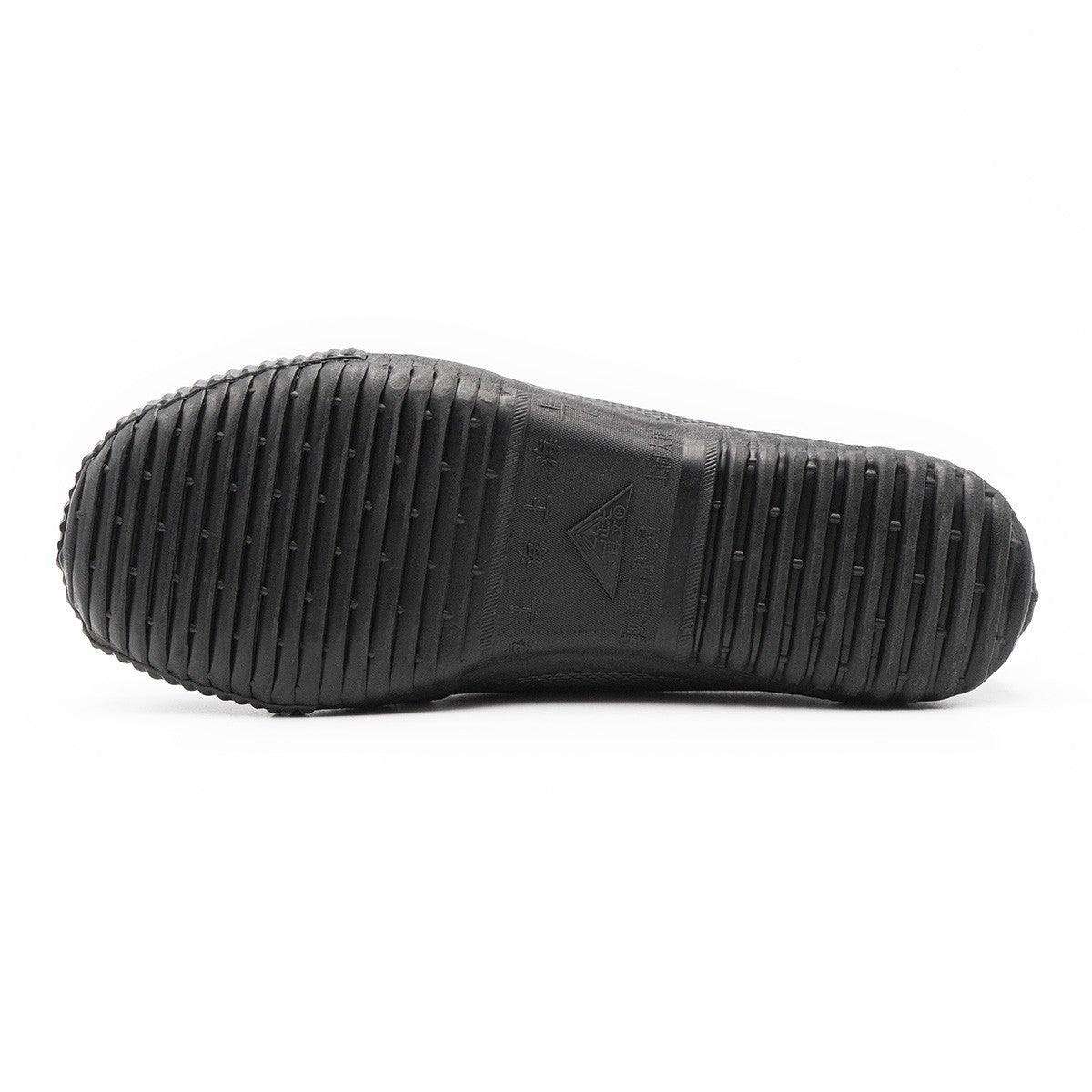 Semelle noire en caoutchouc vulcanisé des chaussures Shaolin FUJIMAE tout noir