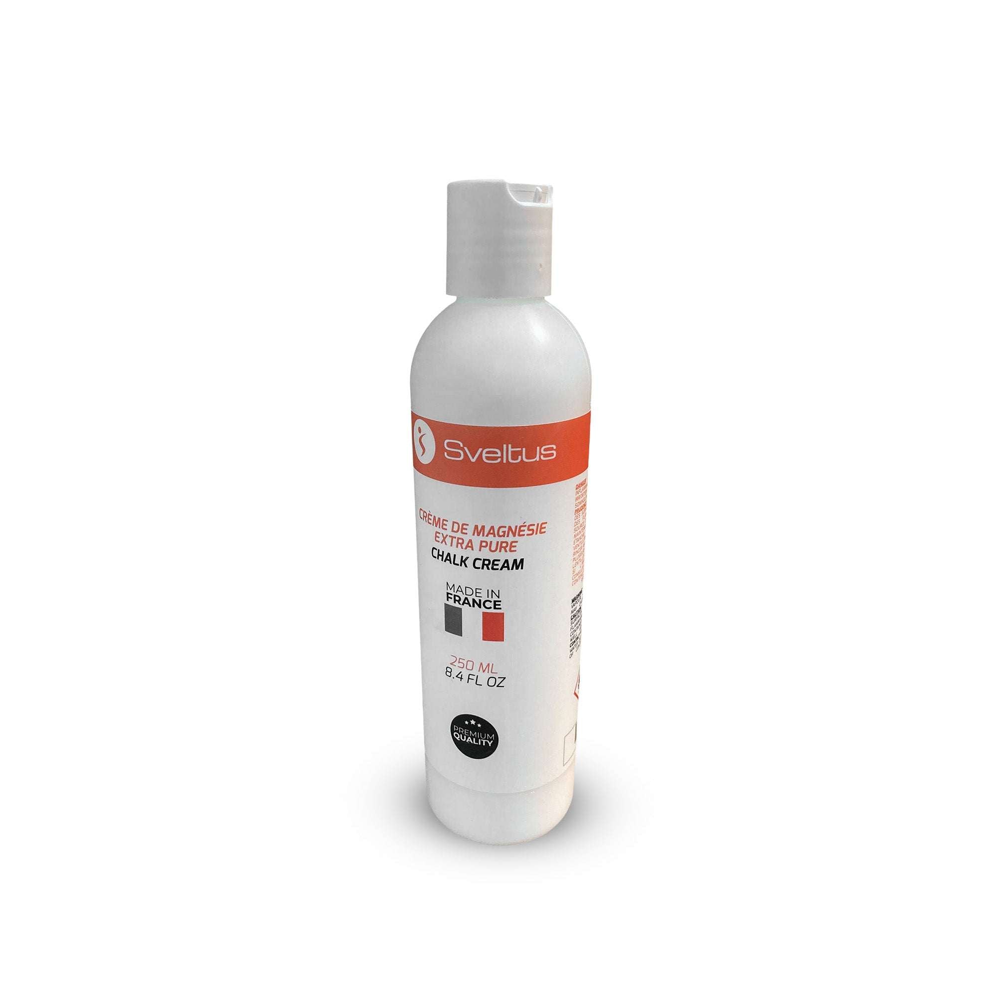 Crème de magnésie Sveltus 250 ml pour adhérence et réduction de transpiration lors de sport