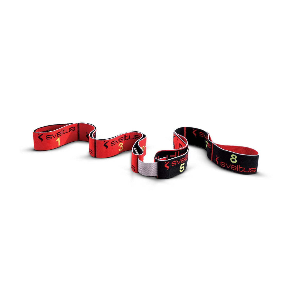 Bande de résistance Elastiband 3 forces rouge 95 cm pour renforcement musculaire complet