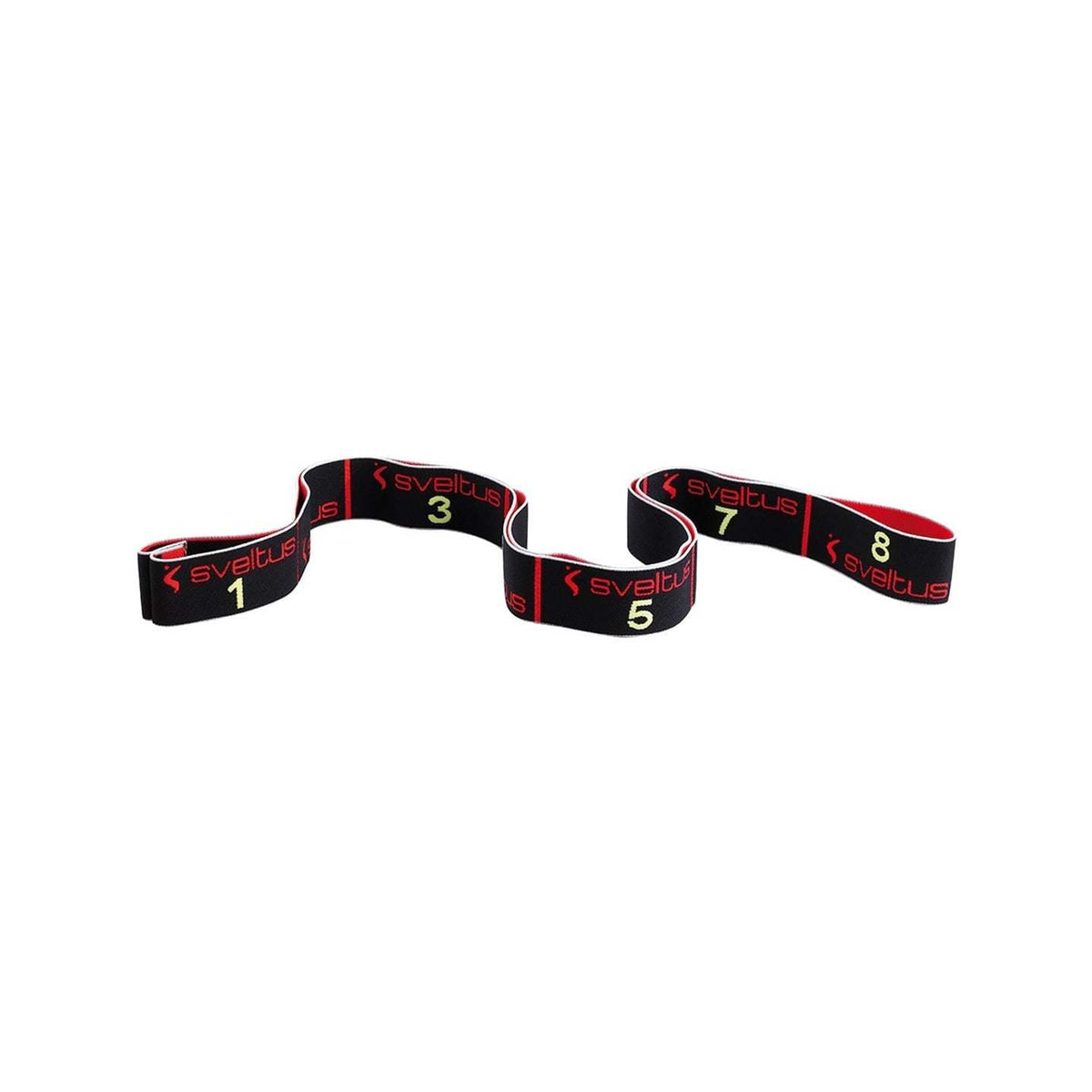 Bande de résistance Elastiband noir 15 kg Sveltus pour renforcement musculaire intense