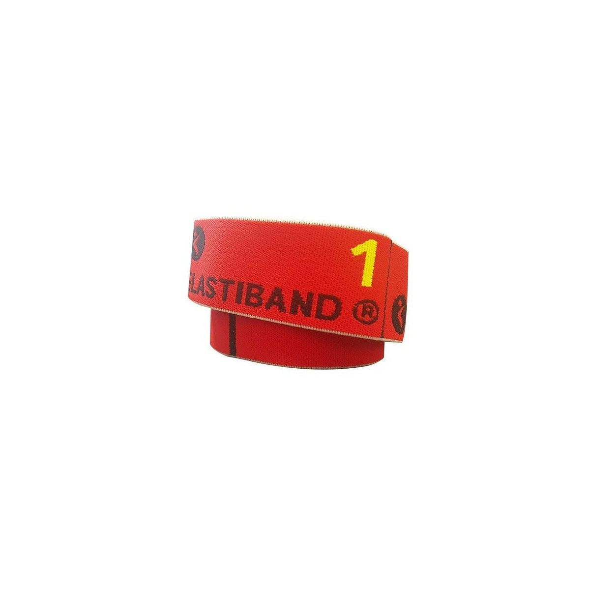 Bande de résistance Elastiband rouge 10 kg pour renforcement musculaire et mobilité