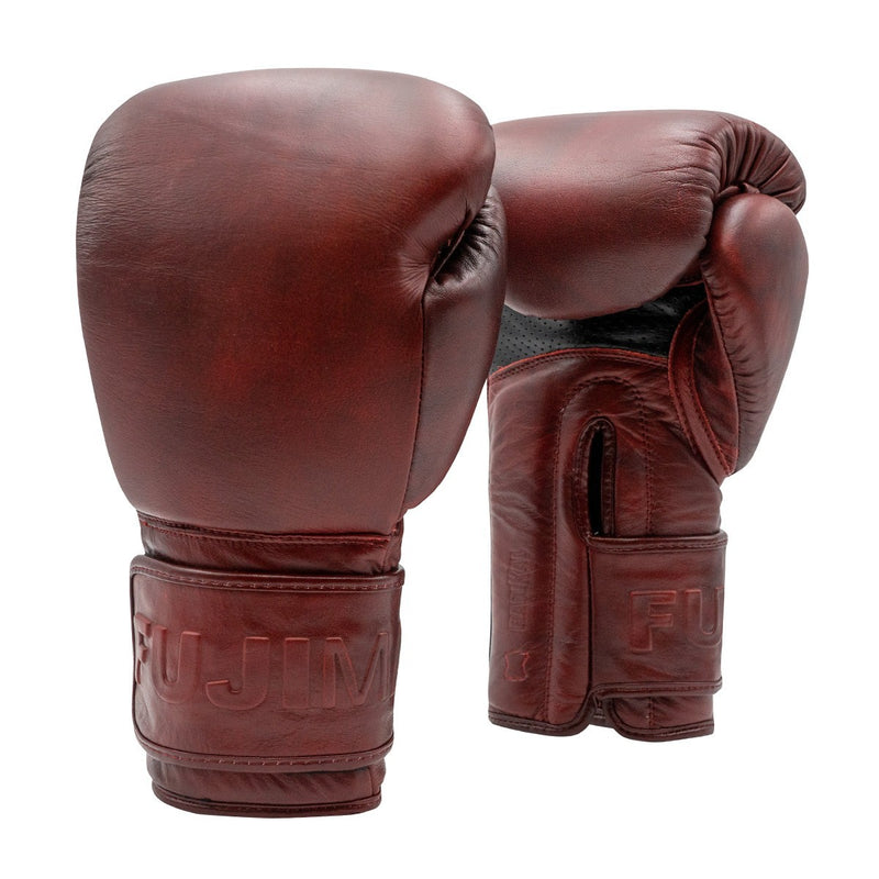 Gants de boxe FUJIMAE Radikal Bloody Mary cuir QS - Bordeaux