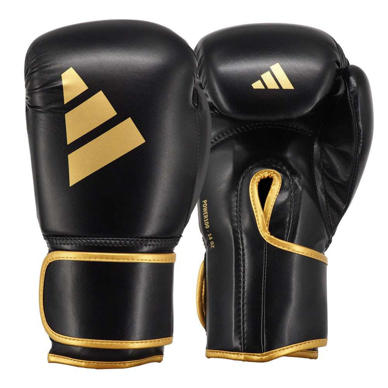 Gants de boxe adidas Power 100 - Noir/Or