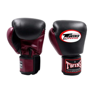 Gants de boxe Twins BGVL3 2 tons Bordeaux Noir