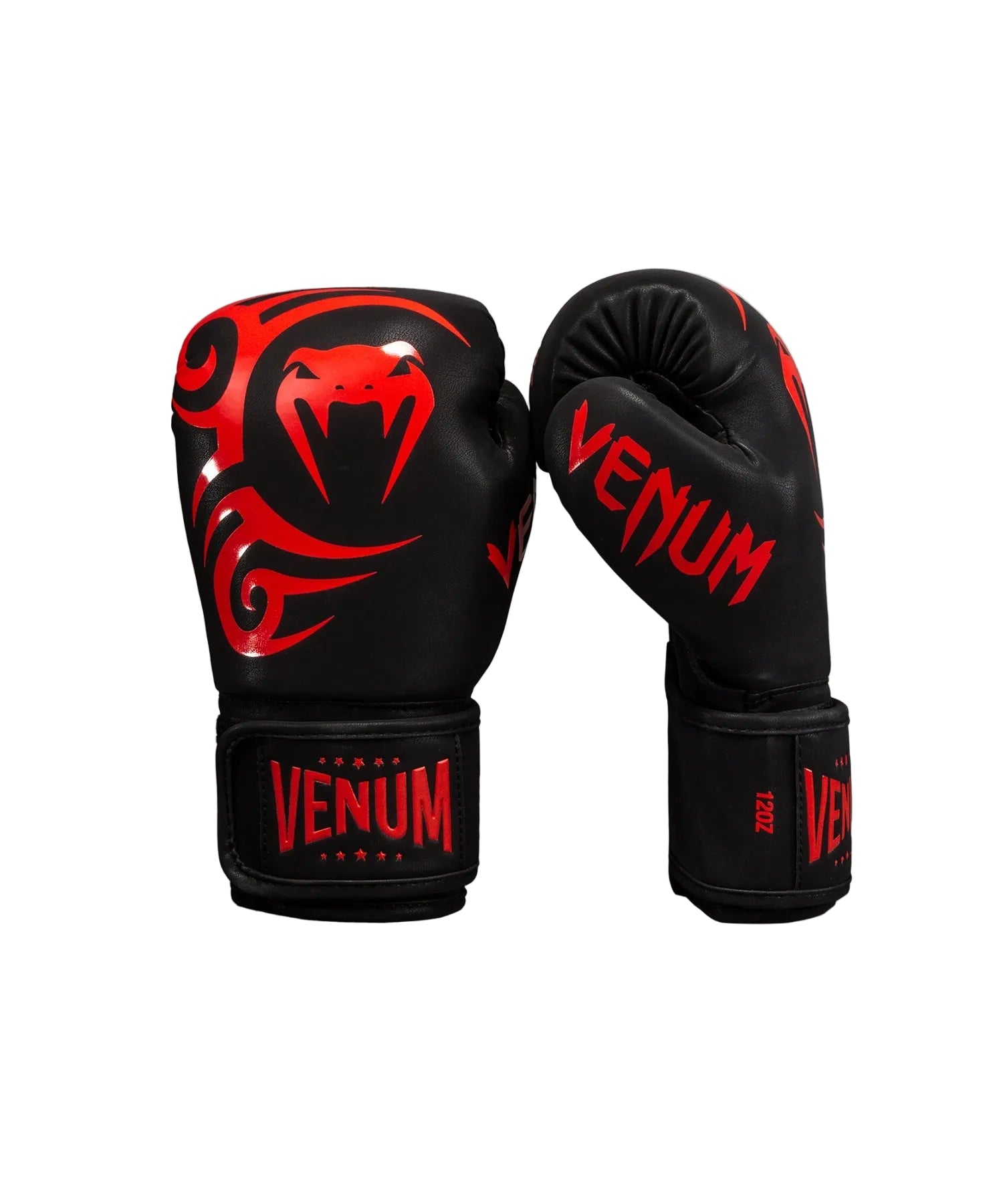 Gants de Boxe Venum Mike Tyson Replica Noir/Rouge vue de détail