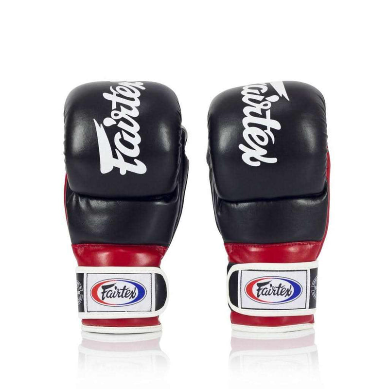 Gants MMA Fairtex FGV18 Super Sparring - Noir/Rouge