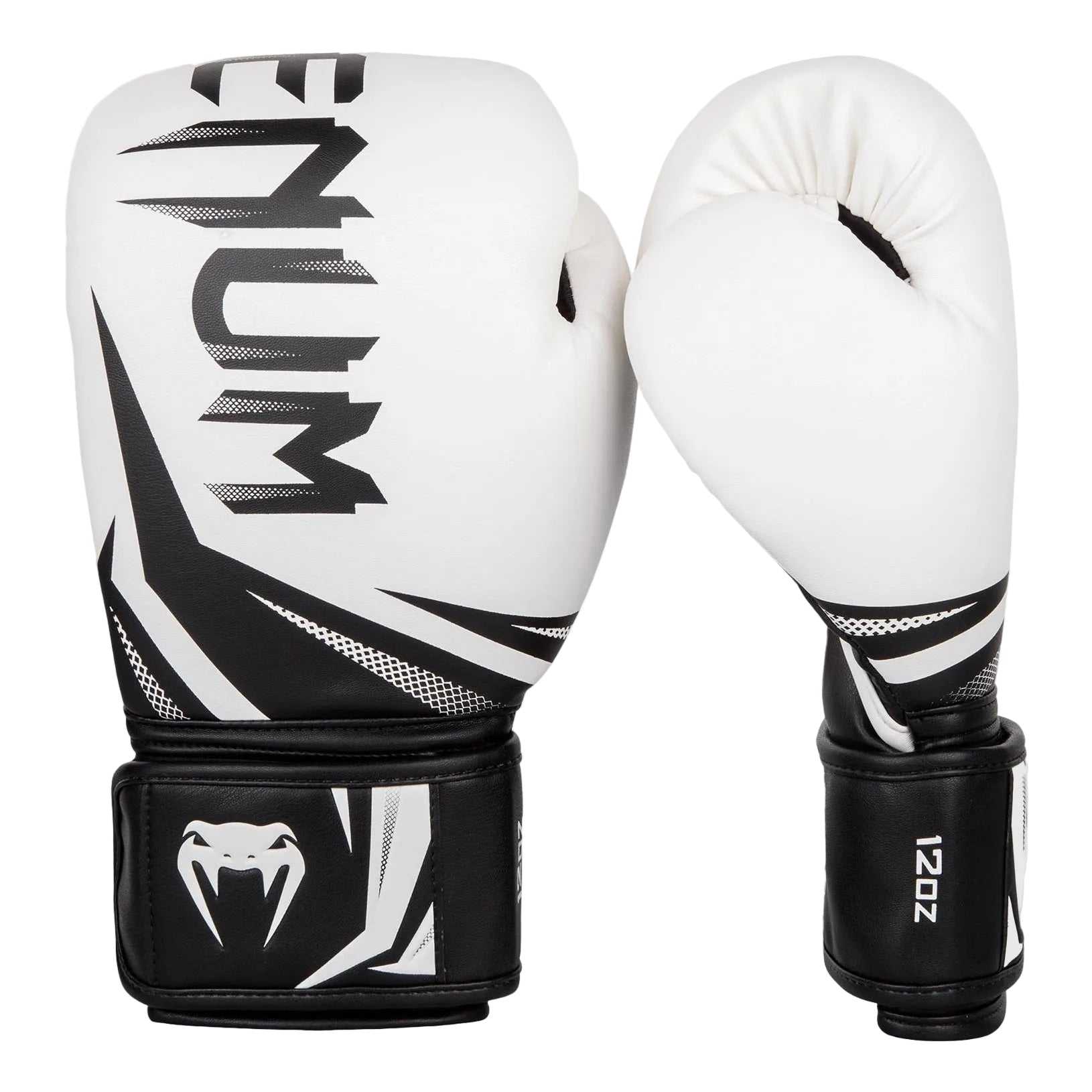 Gants de boxe Venum Challenger 3.0 en similicuir PU avec mousse multi-couches et velcro pour entraînements protégés