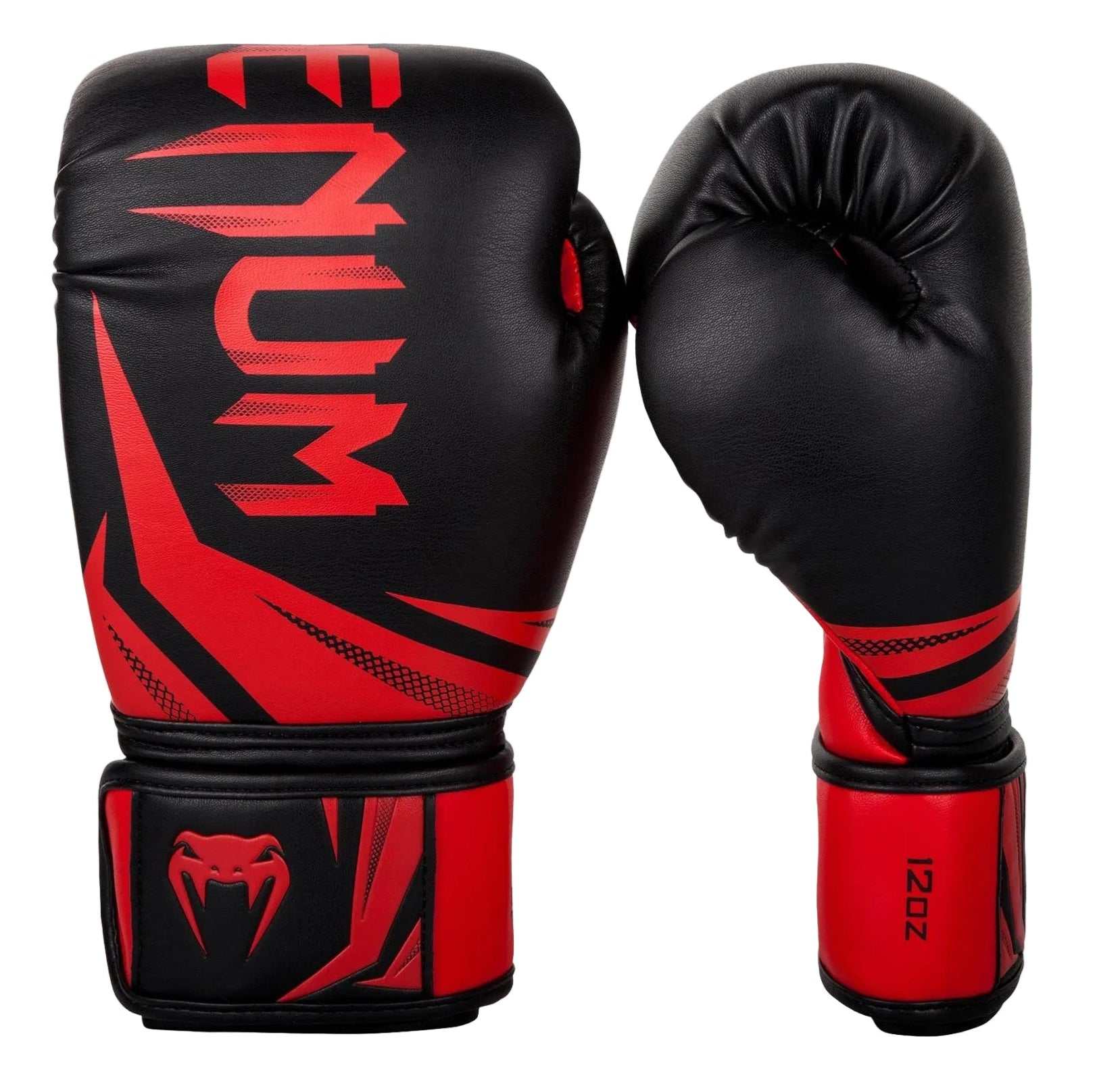 Gants de boxe Venum Challenger 3.0 en similicuir avec mousse multi-couches et velcro pour entraînement sécurisé