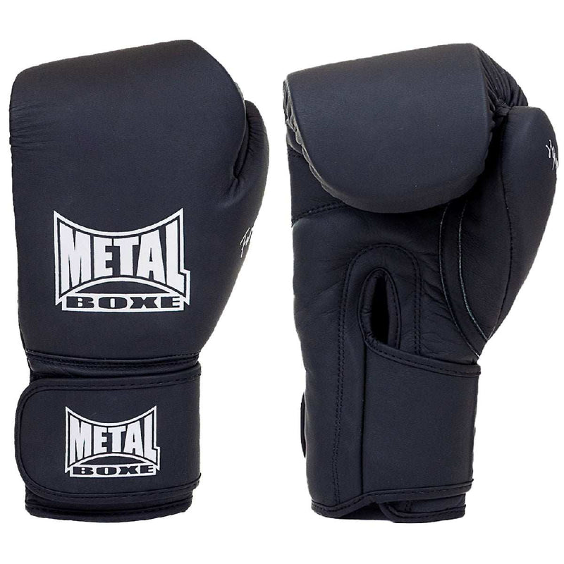 Gants de Boxe Cuir Genesis Noir Metal Boxe