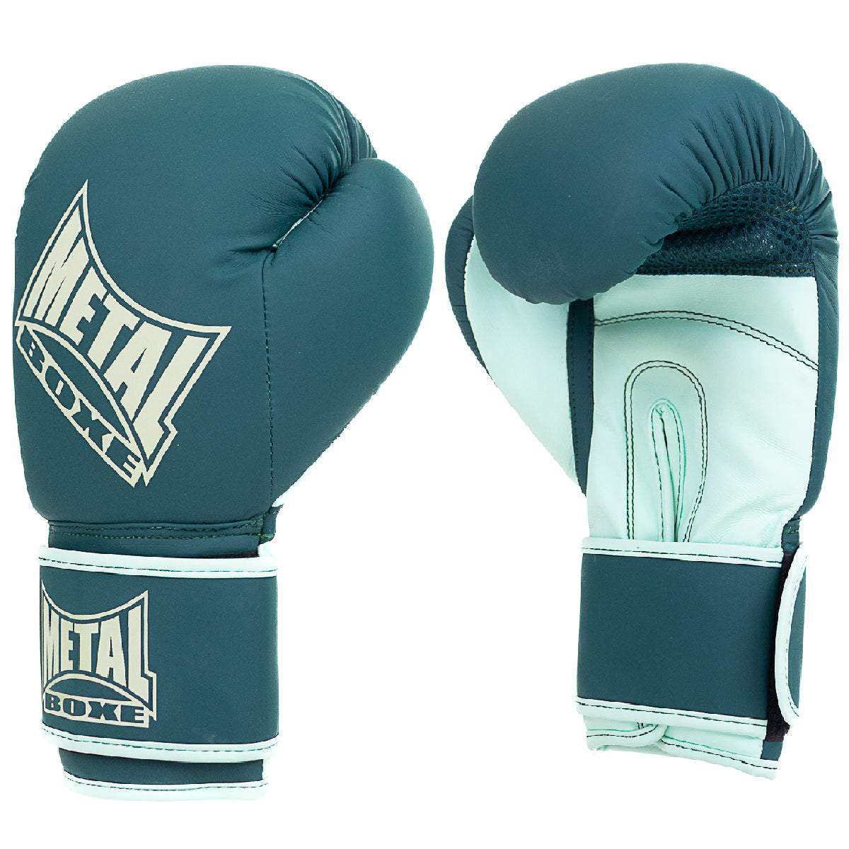 Gant de boxe Metal Boxe MB200 Deep Waters en PU résistant avec mousse absorbante et fermeture velcro