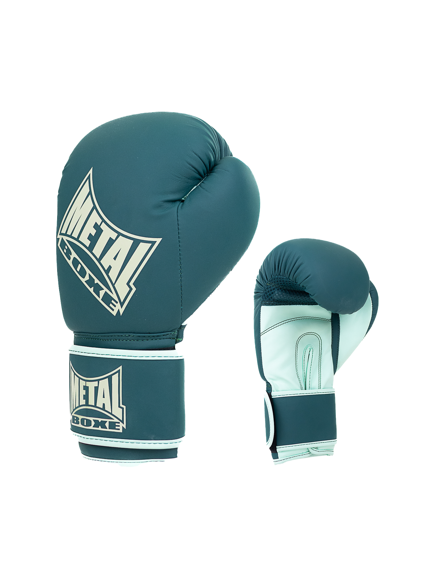 Gant de boxe Metal Boxe MB200 Deep Waters bleu protection mousse velcro durable entraînement