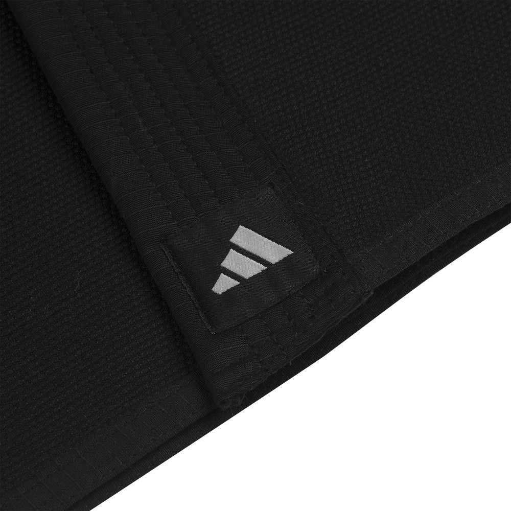 Kimono de Jiu jitsu Adidas noir durable et confortable avec renforts genoux et ripstop