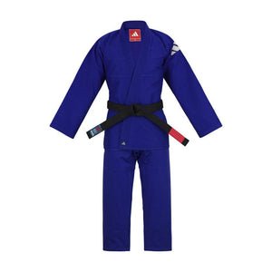 Kimono de Jiu jitsu brésilien Adidas Challenge New bleu en coton robuste pour compétition