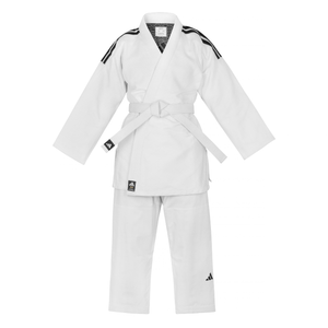 Kimono de Judo Adidas J690 Quest – 690 g/m² - Blanc - Bandes Noires