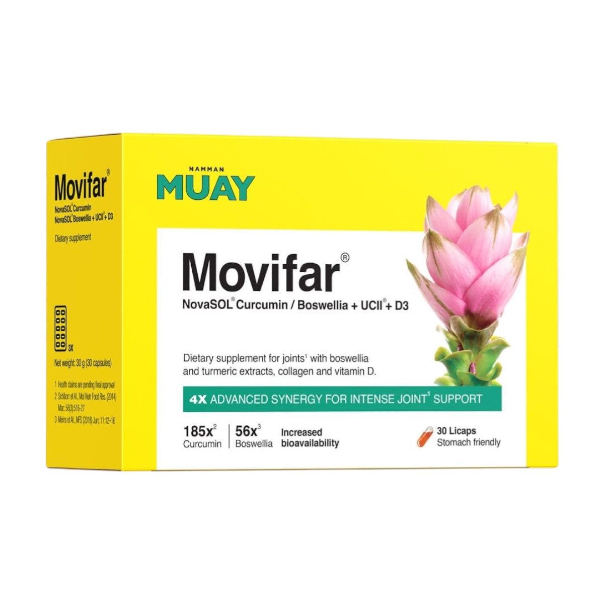 Movifar Namman Muay complément articulaire pour sports de combat 30 gélules