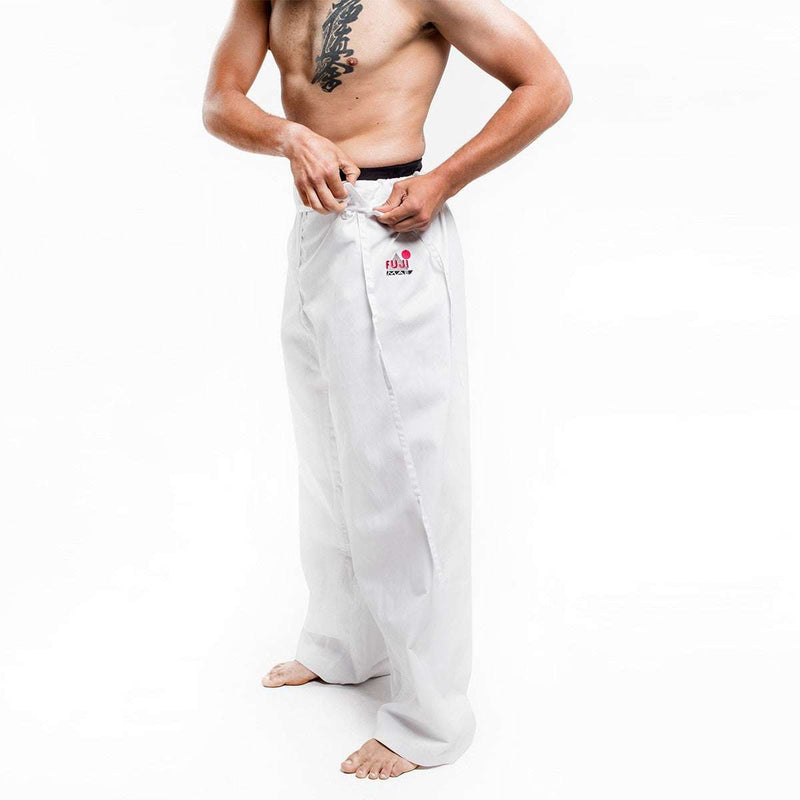Pantalon de karaté Kyokushin Training FUJIMAE - blanc