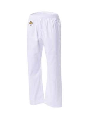 Pantalon arts martiaux blanc Kwon Clubline léger avec ceinture élastique pour taekwondo et kickboxing