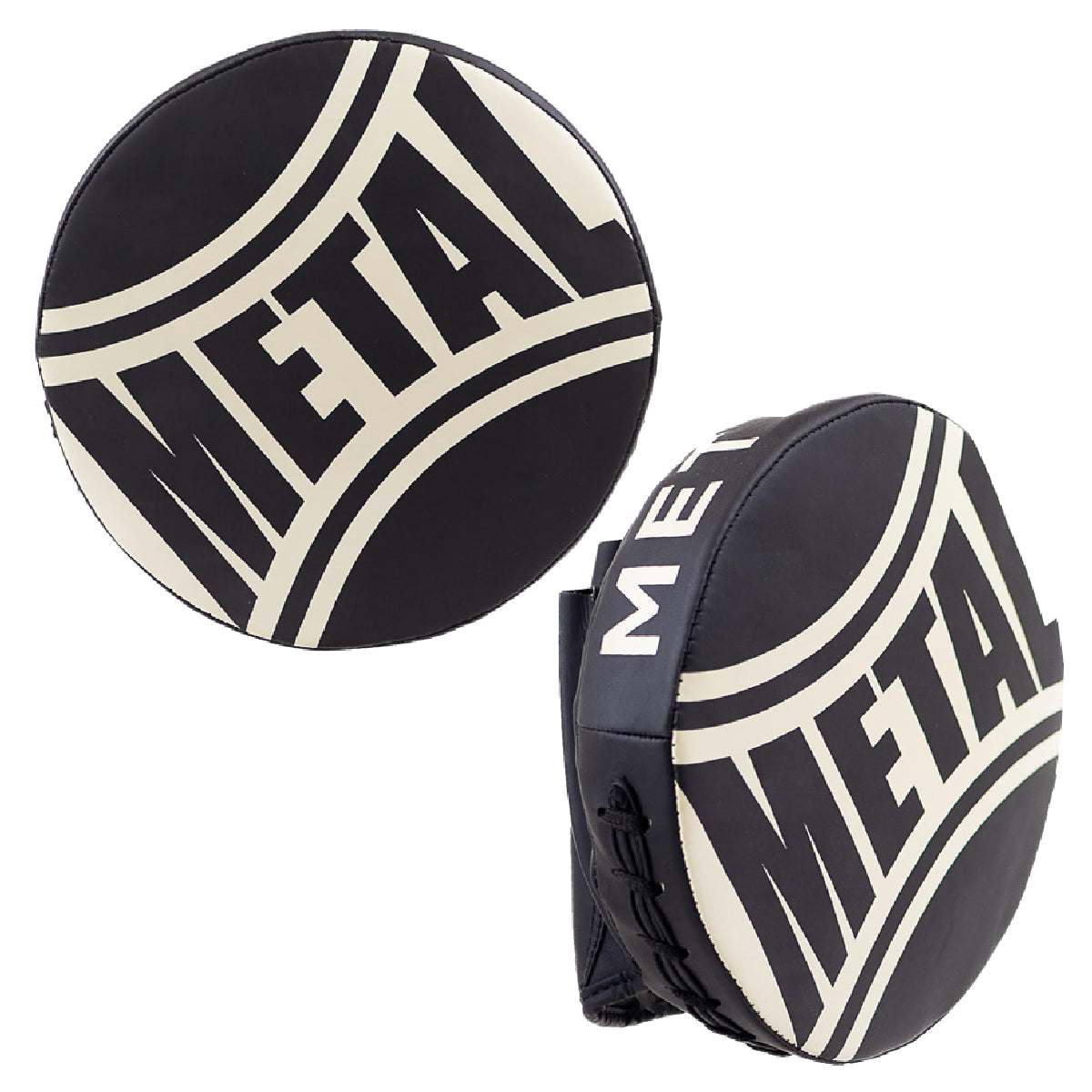 Pattes d'ours rondes noires Metal Boxe pour entraînement boxe et précision des frappes