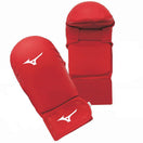 Gants de karaté sans pouce Mizuno - Rouge