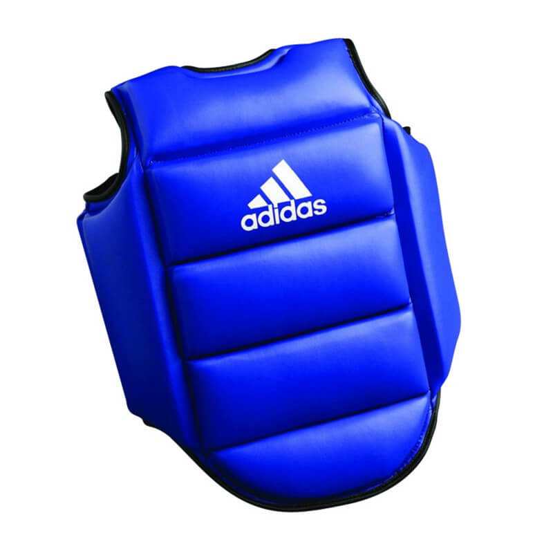 Plastron de karaté réversible adidas vu de face