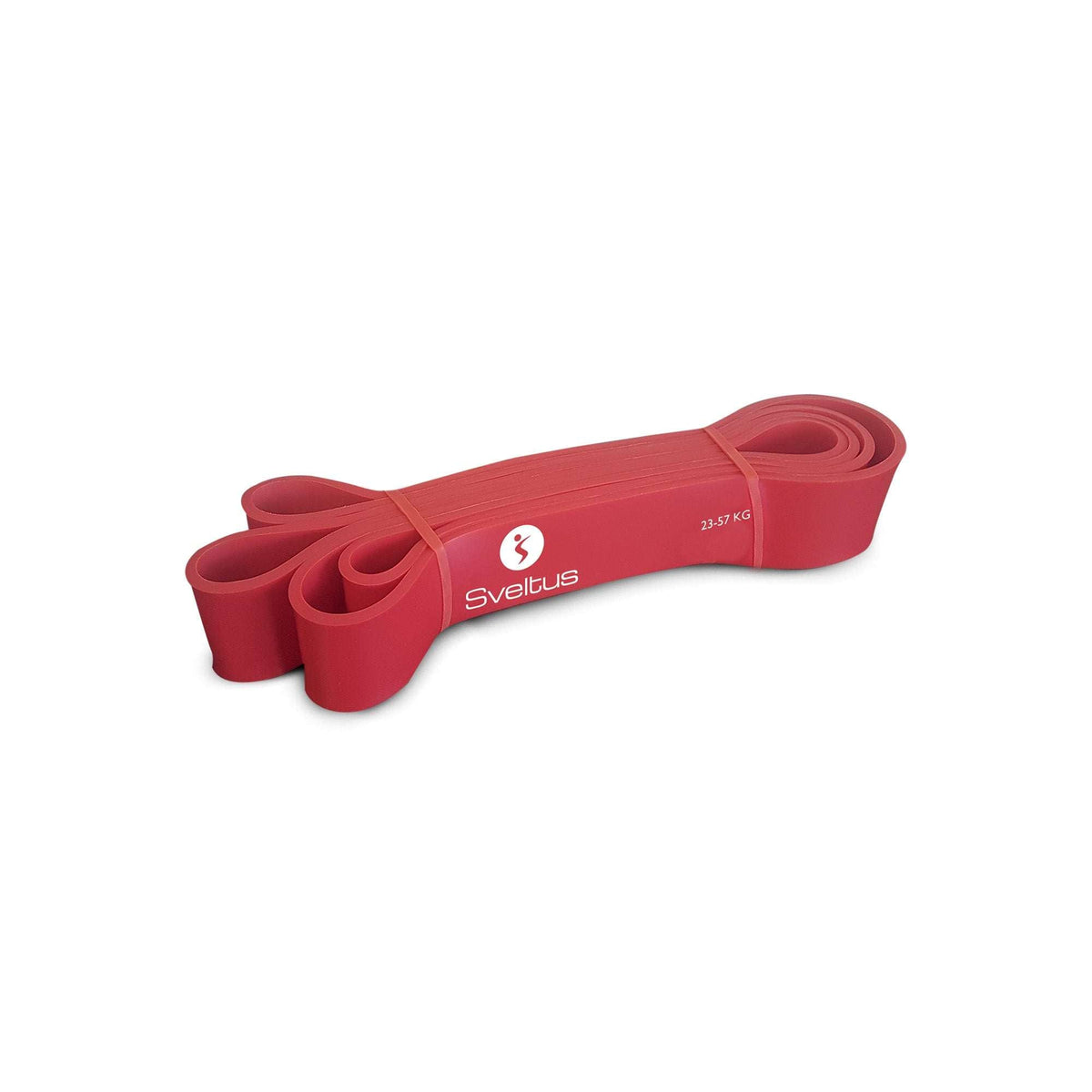 Power band rouge 23-57 kg Sveltus élastique de résistance ultra forte pour entraînement intensif