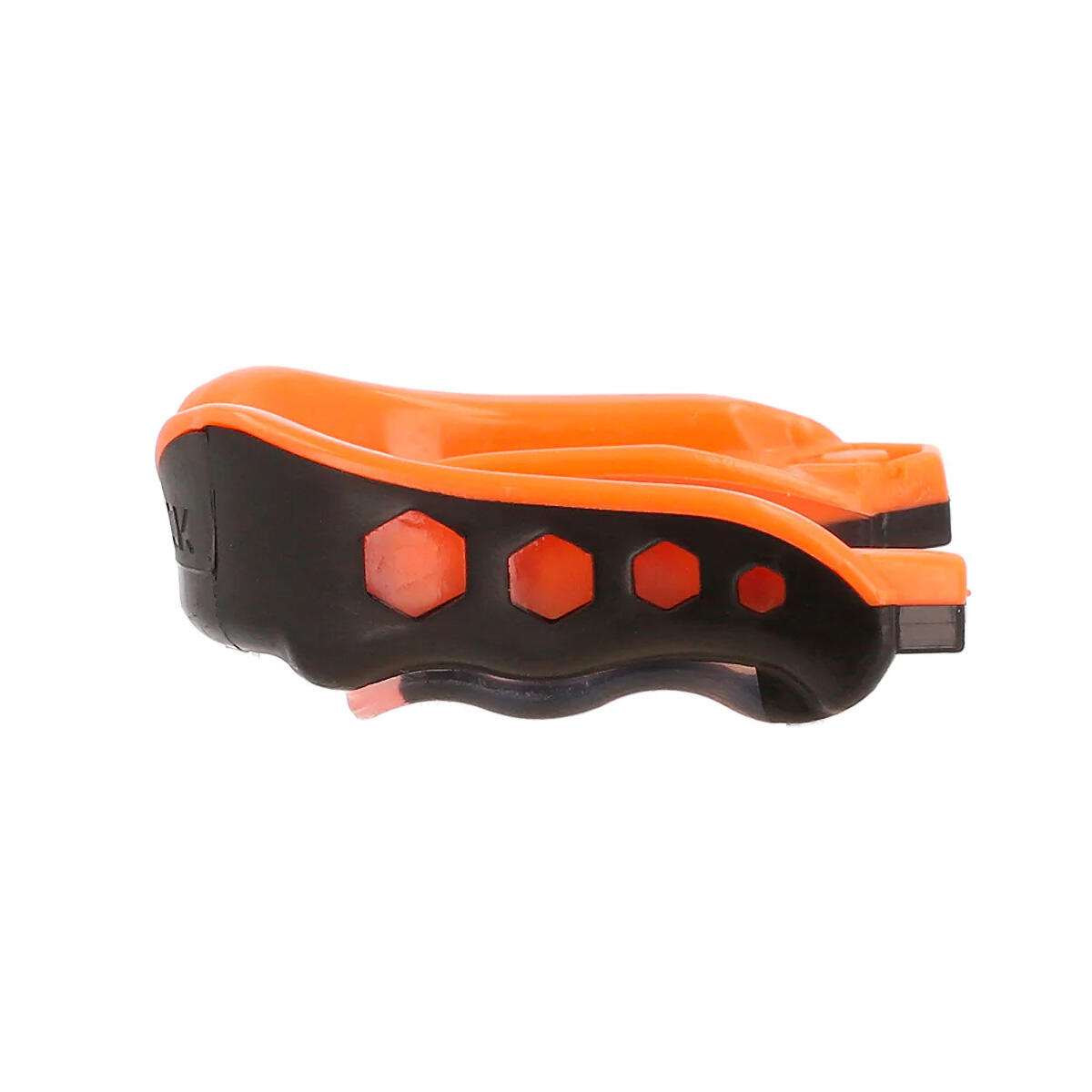 Protège-dents Shock Doctor Gel Max Noir/Orange, vue de face
