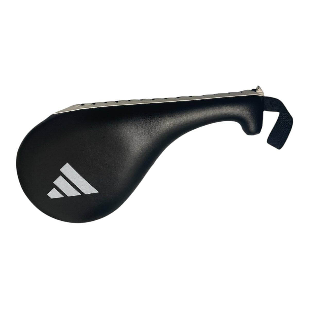 Raquette Taekwondo adidas simple taille S, cible PU3G noir et blanc